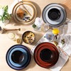 LeRatio Ceramic Dinnerware Sets of 6,Poreclain Plates and Bowls Sets,Handmade