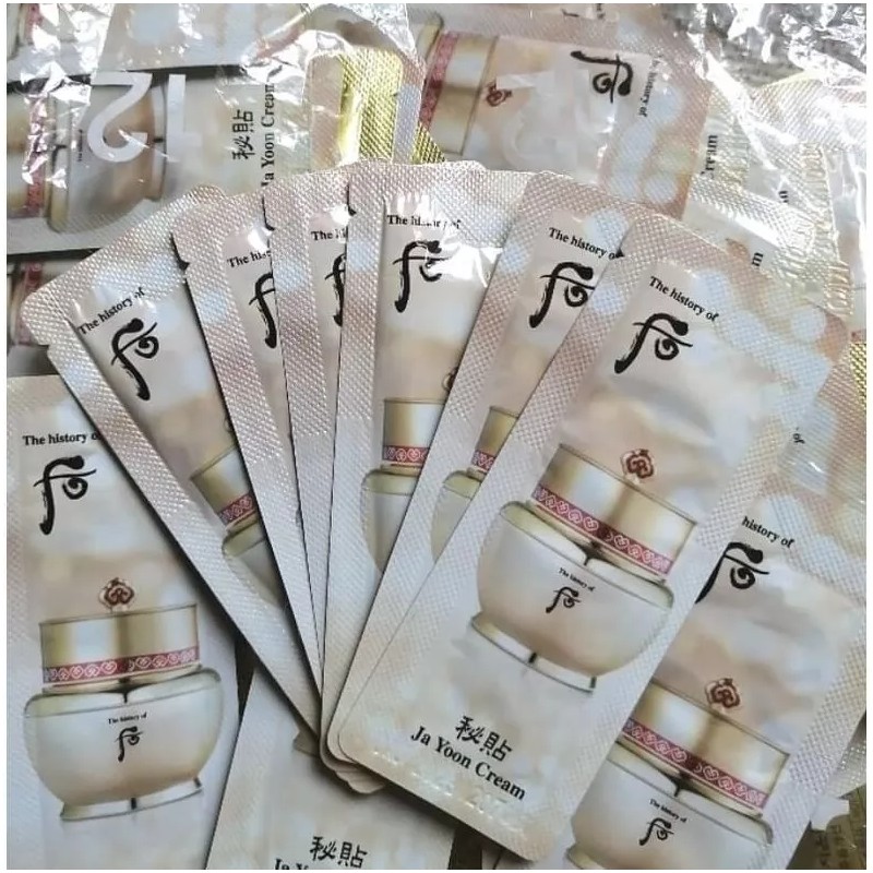 The History of Whoo Bichup Ja Yoon Cream 1ml x