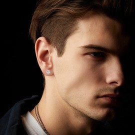 Celtic Earrings 925 Sterling Silver Women's Cubic Zirconia Earrings Celtic Irish Stud Earrings for Girls Celtic Jewellery Women Children, Sterling Silver