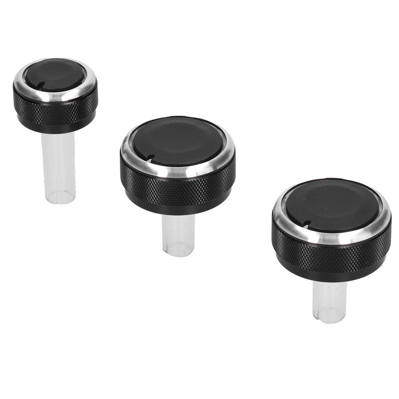 3PCS Car Air Conditioner Switch Climate Controller Knob Replacement for