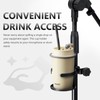 Mic Cup Holder Adjustable Microphone Mount , Drink Bottle Rack