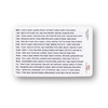 Generic Pediatric Vital Signs & Developmental Milestones Horizontal Badge Card