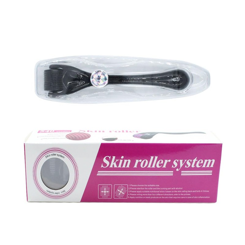 JIADEXIN Beard Roller 1 Piece 0.5 mm 540 Microneedles Beauty