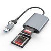 Professional CFexpress Type B and SD Dual-Slot Memory Card Reader