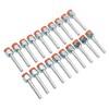 20PCS Air Conditioning Hose Barb Fitting Straight Aluminum High Strength