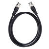 Tan QY BNC RG-59/U Cable 6Ft- BNC Male to Male