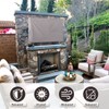 PureFit Outdoor TV Cover 60-65 inch, Weatherproof Waterproof Protector Enclosure