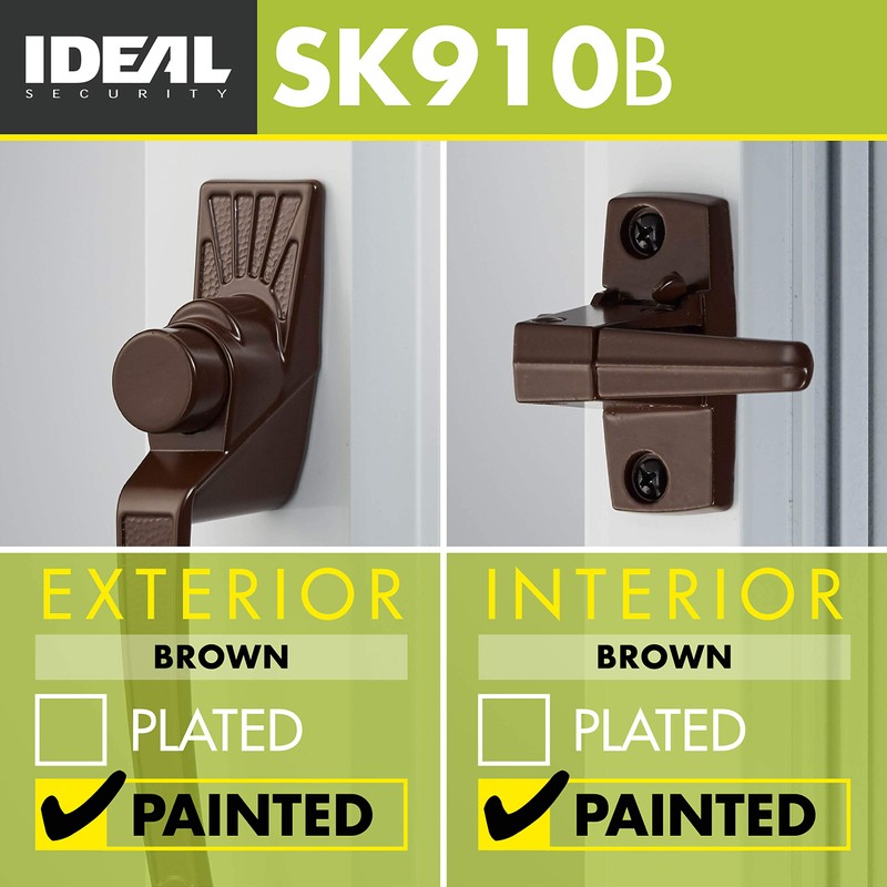 Ideal Security Model 910 Classic Push Button Handle with Latch