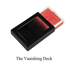 MilesMagic Magician's Vanishing Deck Disappearing Appearing Gimmick Cards Case Easy to Learn Mentalism and Baffling Illusion Close Up Magic Trick (Red Back)