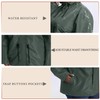 HHE Women's Plus Size Lightweight Windproof Jacket, Water-Resistant Windbreaker Jacket