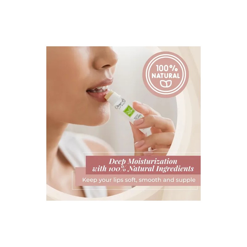 Bálsamo Labial 100 Natural - Hidratante Y Humectante Cera D