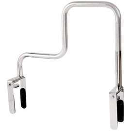 DMI Chrome Plated Grab Bars For Bathtubs And Showers For Seniors For Bathtubs And Showers, Adjustable Bathtub Rail Safety Grab Bars, Rust-resistant, 250 Lb Capacity, Textured Non-Slip Handle, 3.3-5.8"