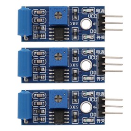 Heevhas SW-420 NC Type Vibration Sensor Module Vibration Switch Alarm Sensor Module Switch Detector for Arduino Smart Car (Pack of 3)