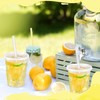 Lasnten 5 Pack Lemonade Stand Supplies Kit Straw Hole Punchers