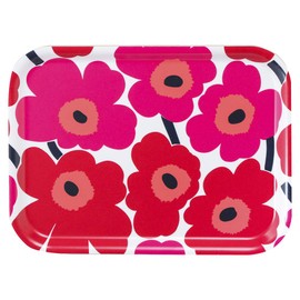 Marimekko 067766 MINI UNIKKO Plate RED 001