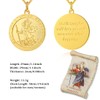 ZDaoBen Gold St Christopher Necklace Saint Necklace St Necklace Saint