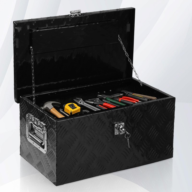 AutoForever 30 Inch Aluminum Truck Bed Tool Box Pick Up