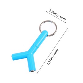 KOMBIUDA 3pcs Output Earphone Splitter Connector for Sharing Music Compact Audio Adapter for Wired Headphones for Couples and Friends Lightweight and Portable Design