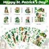 St Patricks Day Window Clings: 9 Sheets Saint Patrick's Day