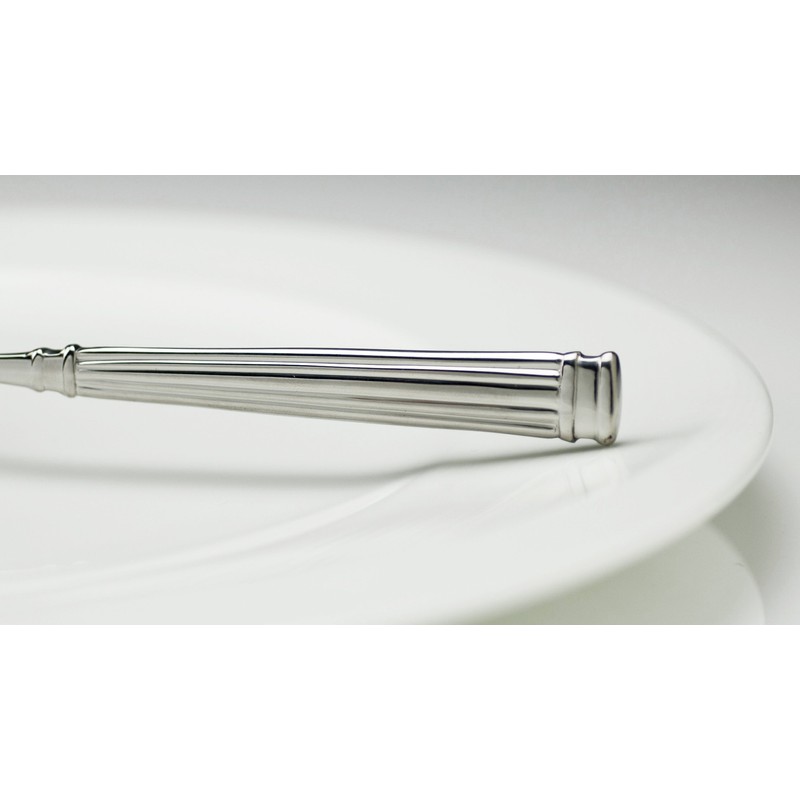Fortessa 18/10 Stainless Steel Flatware Doria Espresso Spoon, Set of
