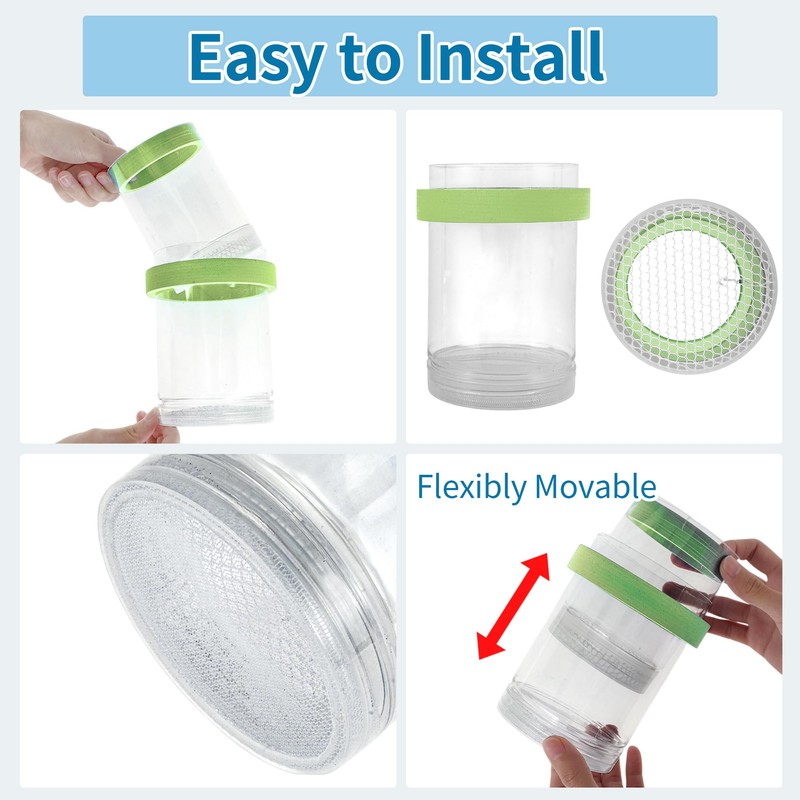 CAPASTEC Suspensions Breeder Box, Floating Mesh Isolation Fish Tank Separator