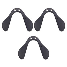 COHEALI Brillengestell, 3-teilig, verstellbare Fahrradbrille, Nasenpolster, Nasenschutzkissen (schwarz)