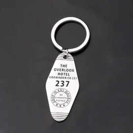 FOTAP OVERLOOK HOTEL Room 237 KEYCHAIN Hand Stamped Key Tag (OVERLOOK HOTEL)