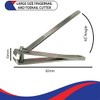 YNR Straight Large Nail Clippers - 80mm, Heavy Duty Stainless