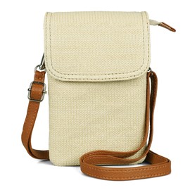 befen Small Crossbody Phone Bag Purse, Soft Cross Body Shoulder Bag, Cell Phone Pouch Ladies Clutch Wallet Purse Bags and Handbags with Card Slots & Key Ring