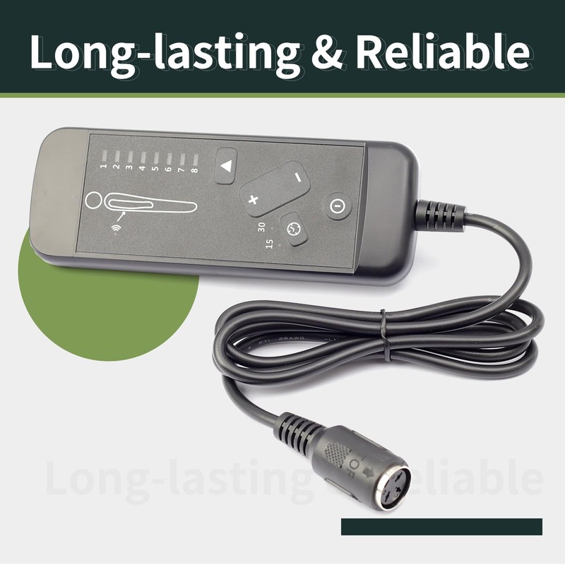 ALLCSM 3 Pin Replacement Vibration Massage Remote Handset Controller for
