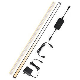 BLESSINGLUX 1pack 40inch Dimmable LED Kitchen Light Kit, 2700-6000K Smart Closet Cabinet Lighting Fixture APP Control, Work with Alexa, Google Assistant, for Under Counter, Garage, Pantry (Black)