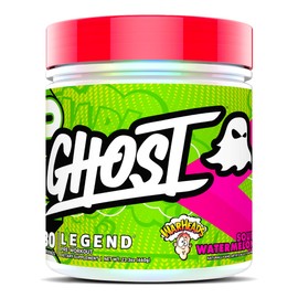 GHOST Legend Pre-Workout Powder, Warheads Sour Watermelon - 30 Servings – Pre-Workout for Men & Women with Choline, L-Citrulline, & Beta Alanine for Energy & Focus