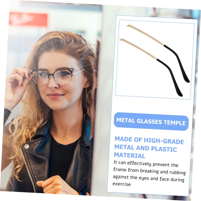 Warmhm 1 x Metal Eyeglass Temple Replacement Eyeglass