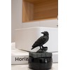 EASCHEER Raven On Rock Statue 3" Gothic Crow Scavenger Bird