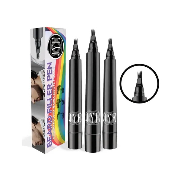 Bolígrafo Para Barba Bigote Cejas Solo Jye Version Pride 3pz