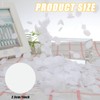 10000Pcs White Round Biodegradable Paper Confetti, Wedding Confetti White Biodegradable,