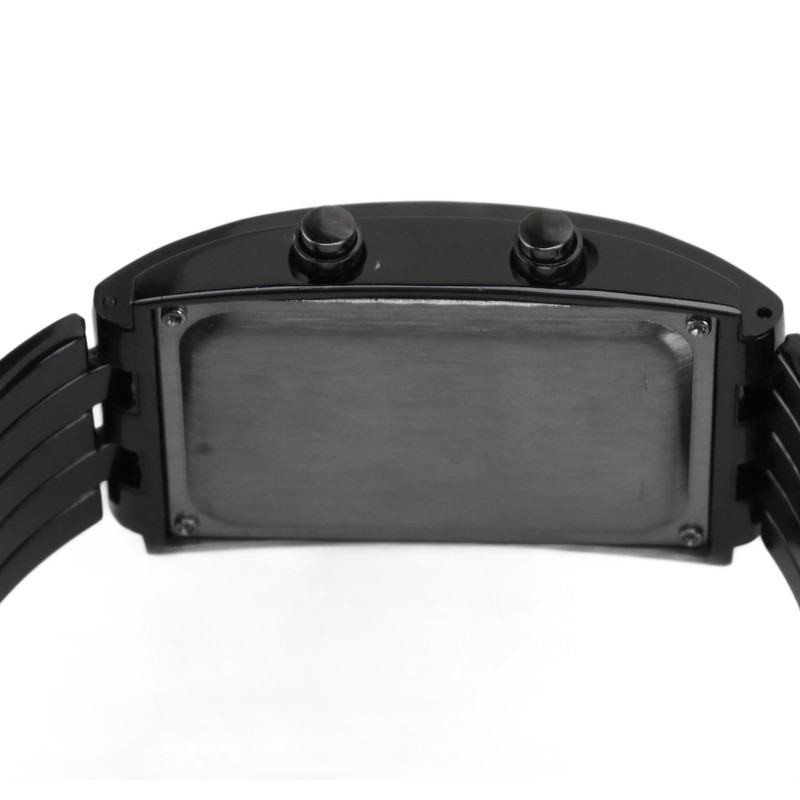 Dual Line Binary Watch Digital Blue LED Alloy Binary Fashion