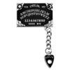 Pinsanity Black Ouija Board with Planchette Charm Enamel Lapel Pin