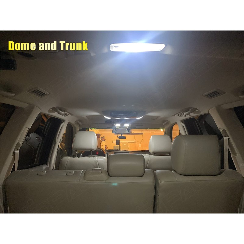 ENDPAGE 18-Pieces GX470 LED Interior Light Kit Package Compatible with