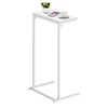TUTOTAK C Shaped End Table, Small Side Table, 28.7 inch