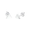 Elli Triangle Stud Women's Fashion 925 Sterling Silver – 0305252013