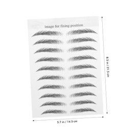Ipetboom Sheets Natural Hair-like Eyebrow Stickers Temporary for Full Brows No Painful Surgery Required for Makeup Lovers