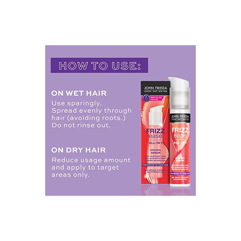 John Frieda Frizz Ease Original 6 Effects Serum for Medium