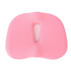 Memory Foam Seat Cushion Breathable Hollow Core Orthopedic Hemorrhoids Sitting Pillow Pad for Office Car Home Pink