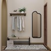 TEDIDUWA Clothes Rack 36in, Wall Mounted Garment Rack with Real
