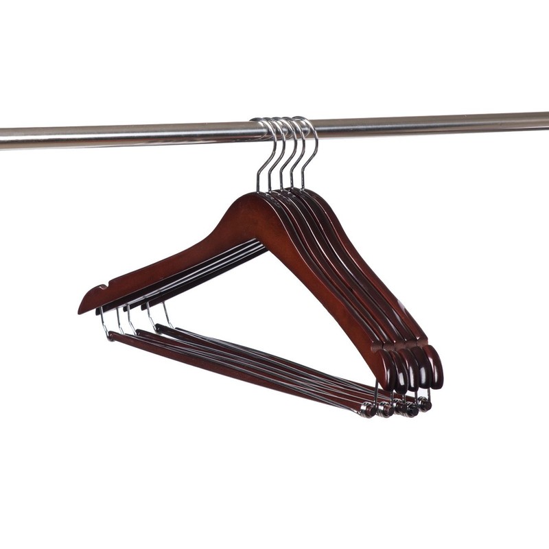 Quality Hangers Wooden Hangers Beautiful Sturdy Suit Coat Hangers with
