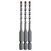 iHelp (I Help) Hex Shank Concrete Drill 3-Piece Set 3.4mm