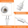 6 Pack Plug in Hanging Light Kit for Christmas E26/e27