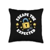 Escape The Expected Exit Game Escape Room Throw Pillow