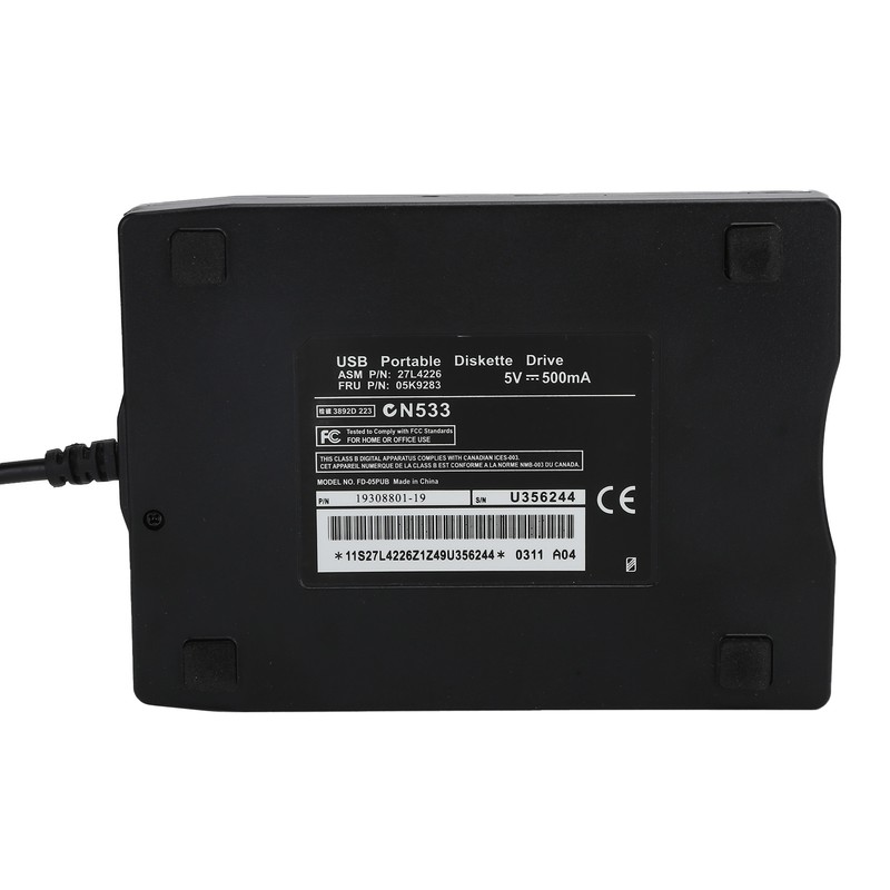 USB Floppy Disk Drive External Portable 1.44MB FDD Universal for